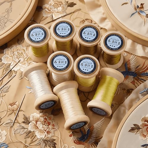 Image of Natural 100% Mulberry Handmade Embroidery Silk Thread Silk Floss (63)