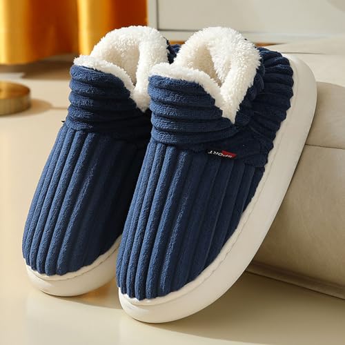 Puffy Cozy Stylish Slipper, Puffy Slipper Booties, Winter Fuzzy Warm Thick-Soled Plush House Cloud Slides Men Women4