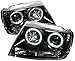 Spyder Auto 5011121 CCFL Halo Projector Headlights Black/Clear