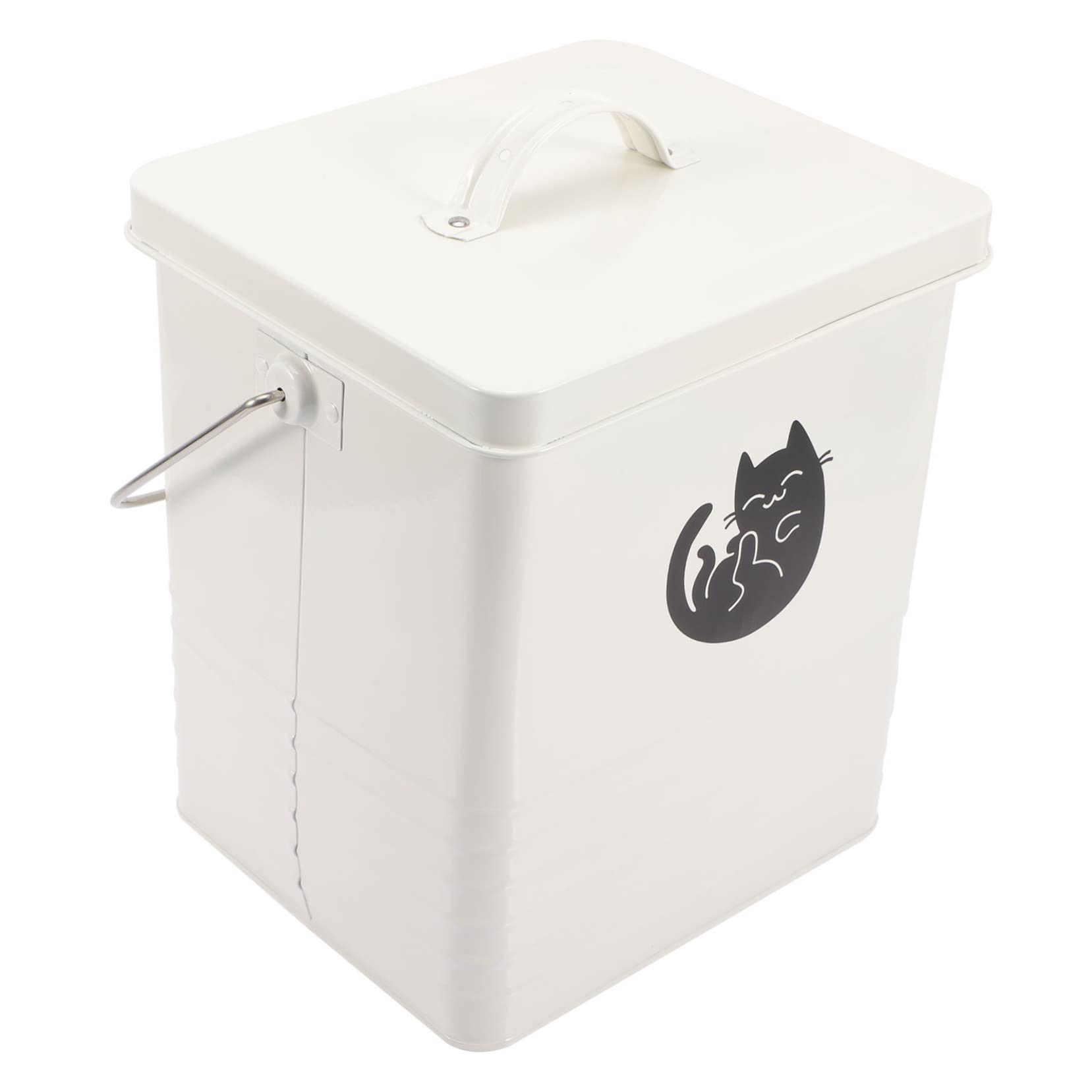 Didiseaon Secchiello Per Cibo Per Gatti Contenitore Per Snack Per Cani Comodo Accessorio Per Cibo Per Gatti Design Leggero e Arrotondato Mantiene Asciutto e Difende Dai Avari