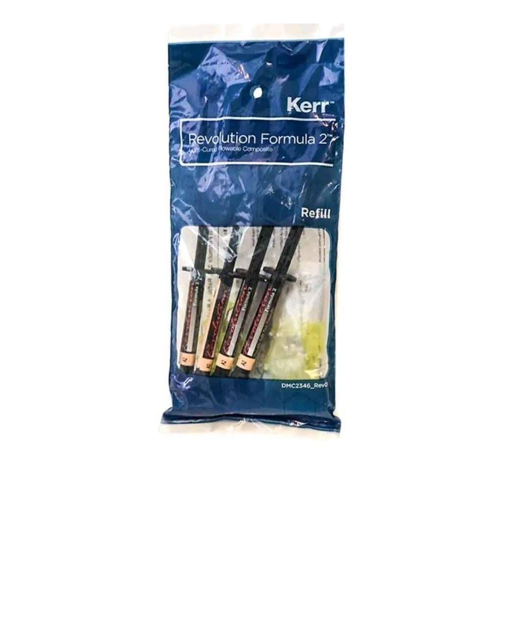 Kerr KE-29494 Revolution Formula2 Flowable Composite Syringe, A2 (Pack of 4)