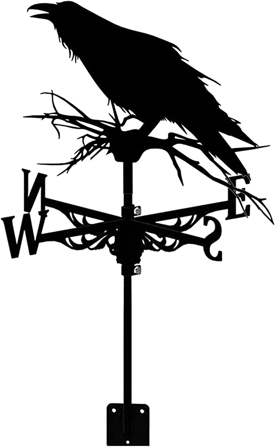 Wetterfahne Tiervögel Metall Wetterfahne Vintage Wetterfahne Windrichtungsanzeiger mit Anti-Rost-Beschichtung für Outdoor Garten Schuppen Scheune Dekoration