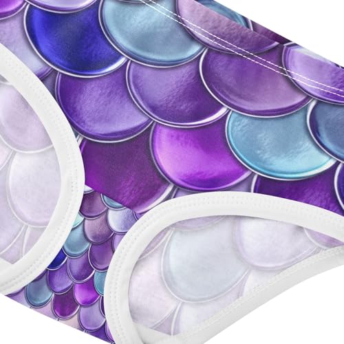 Purple Lavender Mermaid Scale Toddler Girls's Underwear 2T 202c14354