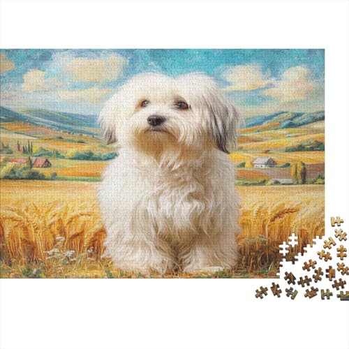 Cute Pet Dog Rompecabezas Imposible,desafío for Adults Entretenimiento Creativo 1000 Piezas Obra De Arte De Juego De para Adultos, Regalos A Partir De 14 Años 38x26cm/1000pcs