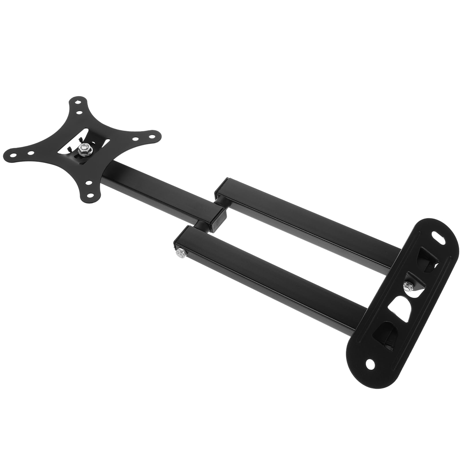 LALAFINA Supporto da Parete Tv e Monitor Lcd con Rotazione 360° Braccio Estensibile Staffa Ultra Sottile per LED Tv e Schermi da Computer