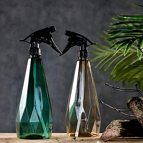 YB-DD 2Pcs Alcohol Spray Bottle, 1L Empty Plastic Spray Bottle, Chemical Resistant Sprayer for Chemical, Cleaning Solution and Home Plants