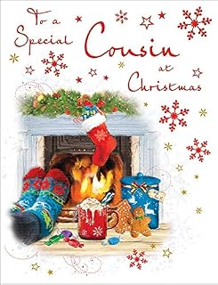 Traditional Christmas Card Cousin - 8 x 6 inches - Regal Publishing