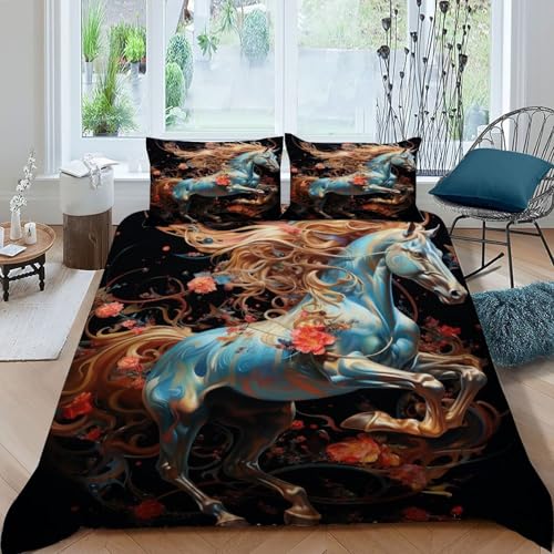 Linge de lit microfibre panda housse de couette zippée 135x200cm - 3