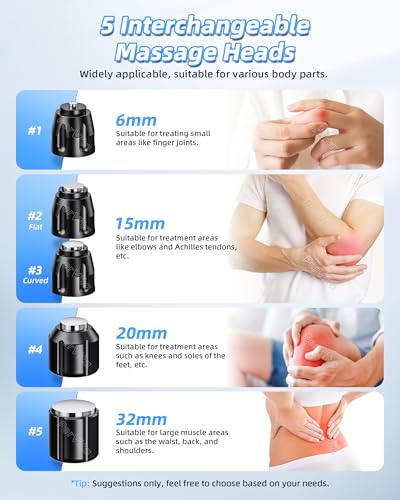 Máquina de terapia con ondas de choque extracorpóreas ESWT PSP20 y pistola de masaje PerVita para alivio del dolor muscular miniatura 5