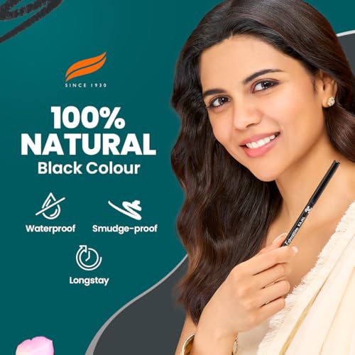 Image of inch inchHimalaya Pure Expression Kajal Black, Matte Finish 0.30g inch inch (Pack of 2)