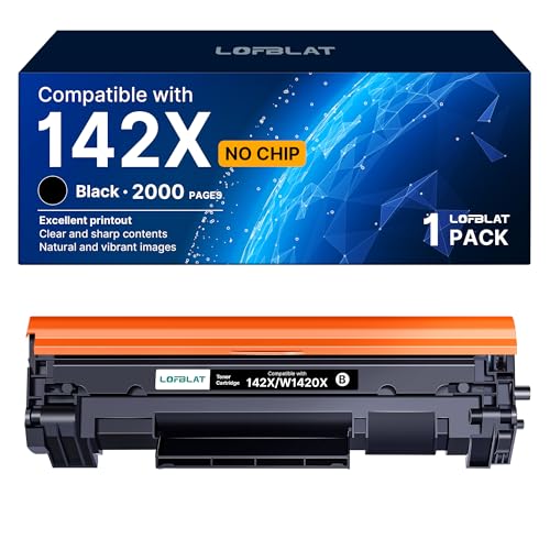 Toner 142A W1420A sans puce pour HP LaserJet M110w M140w remplacer cartouche vide LOFBLAT