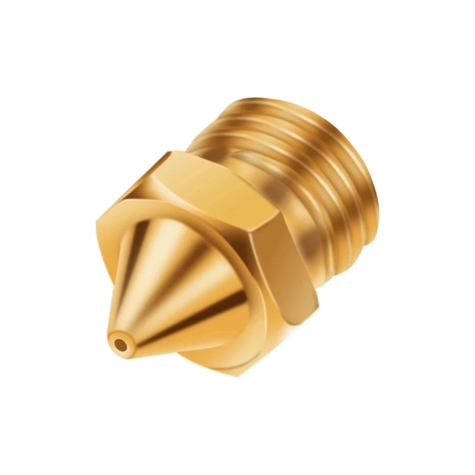 Messing-Extruderdüse, kompatibel mit Creality, CR-X Hotend | 0,4/0,6/0,8mm Düse für 3D-Drucker-Hotenddruck und Extruder-Ersatz(5pcs,0.4mm)