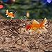 POPETPOP 3Pcs Natural Reptile Terrarium Bark Decor Multi-Function Fish Tank Background for Reptile and Aquarium Landscaping Easy Placement and Safe for Pets