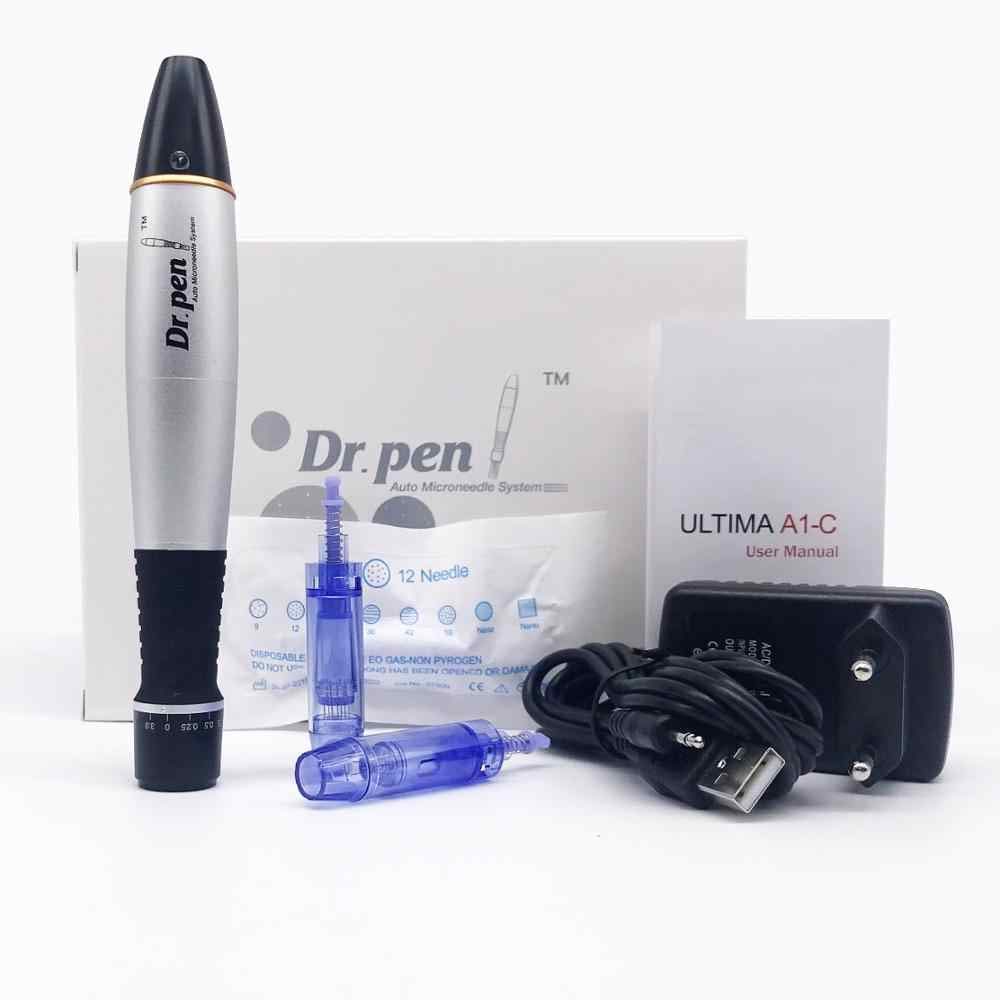 Electric Auto Dr.Pen A1C Derma Pen Micro needle Cartridges Adjustable 0.25mm-3.0mm without battery