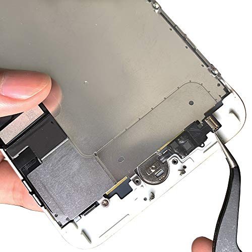 Bouton Home Flex compatible iPhone 8 Plus joint caoutchouc nappe de remplacement Or pour écran - 5