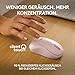 Logitech M240 Silent Bluetooth Maus, Kabellos, Kompakt, Mobil, Smooth Tracking, 18-Monate-Batterie, für Windows, macOS, ChromeOS, kompatibel mit PC, Mac, Laptop, Tablets - Rosa