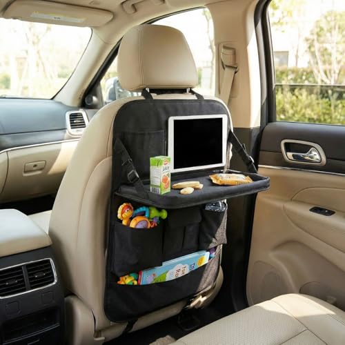 Backseat Organizer with Foldable Tray