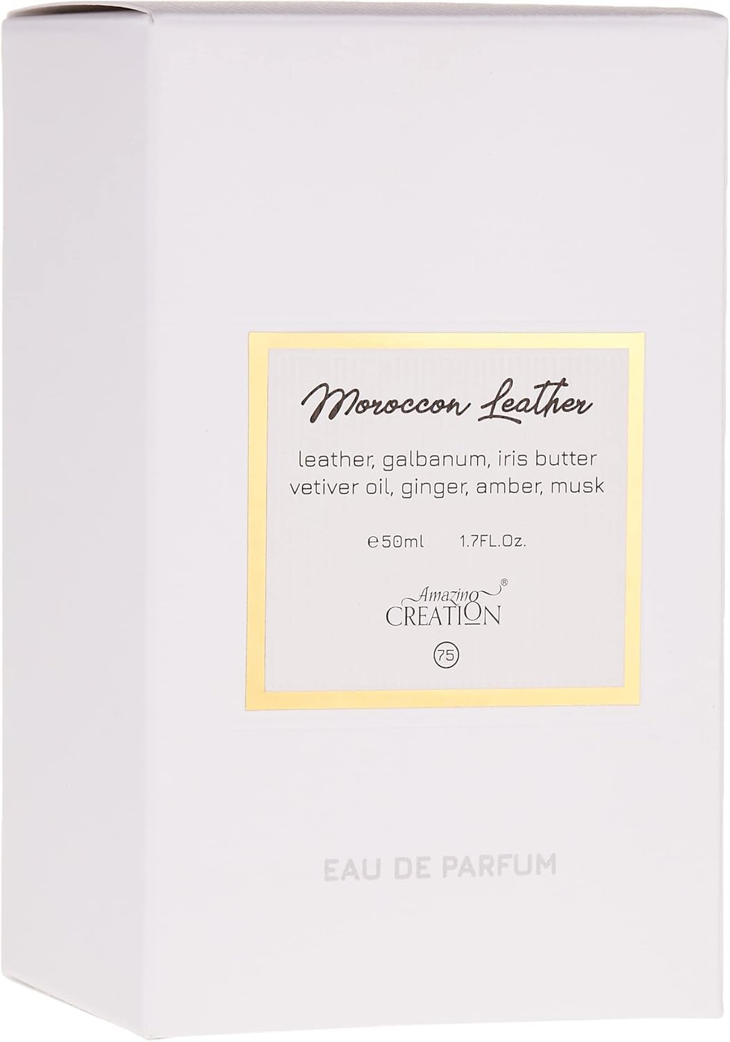Amazing Creation Moroccon Leather Perfume For Unisex Eau De Parfum, 50 ml, PFB0075