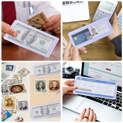 Fundas para Billetes 25 Unidades 6.9"x3" Transparente miniatura 4