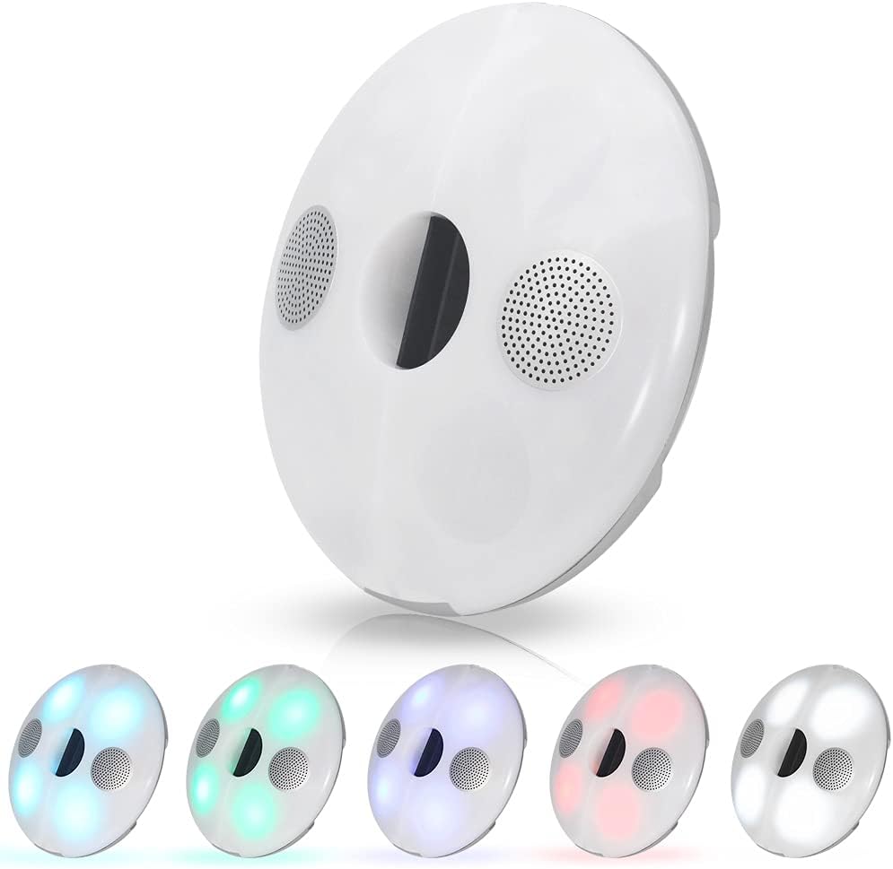 Patio Umbrella Light with Bluetooth Speaker,LED Outdoor Waterproof RGB