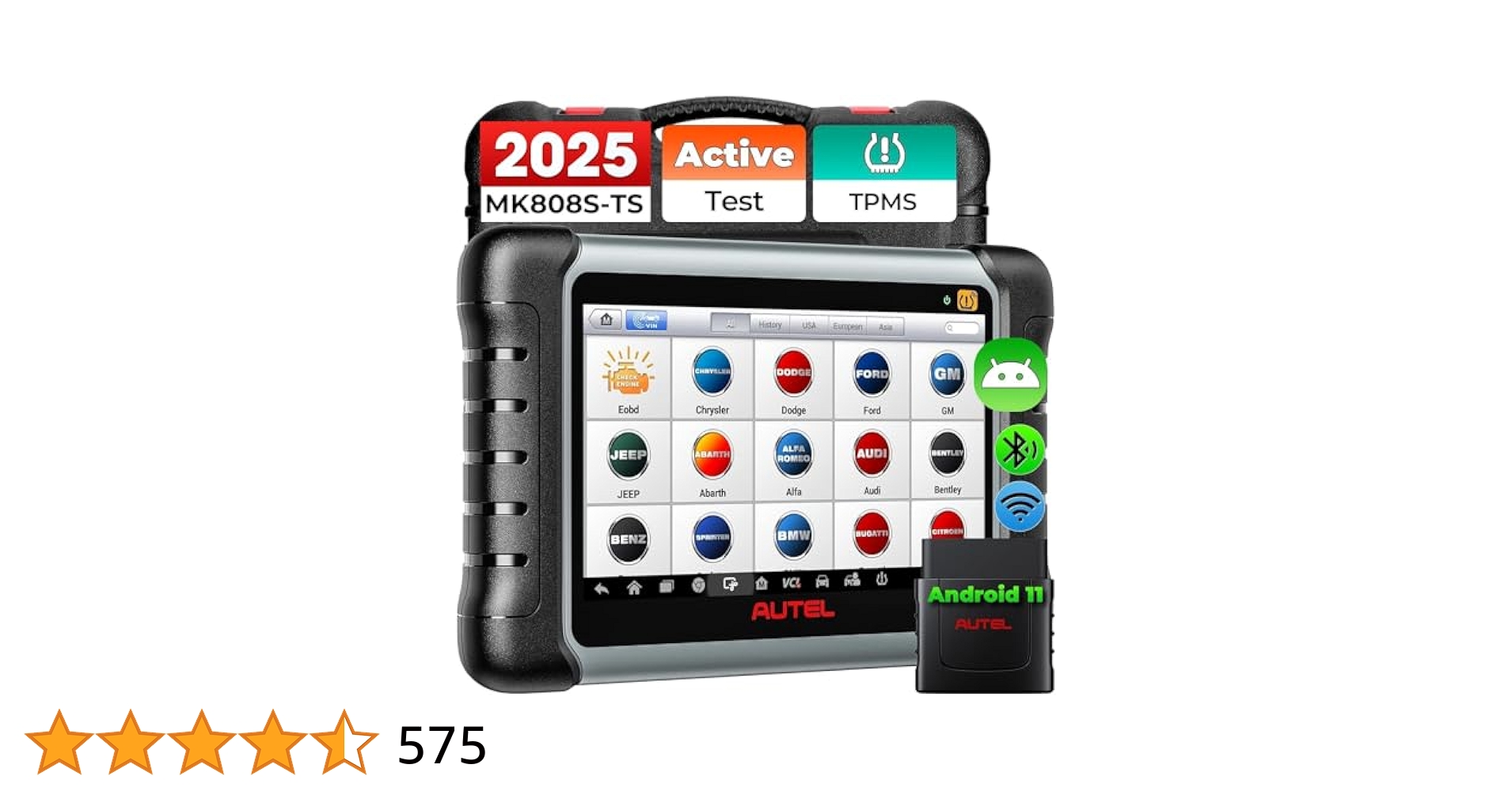 新品・日本語設定 最新版 Autel MK808S OBD2 診断機 DPF再生