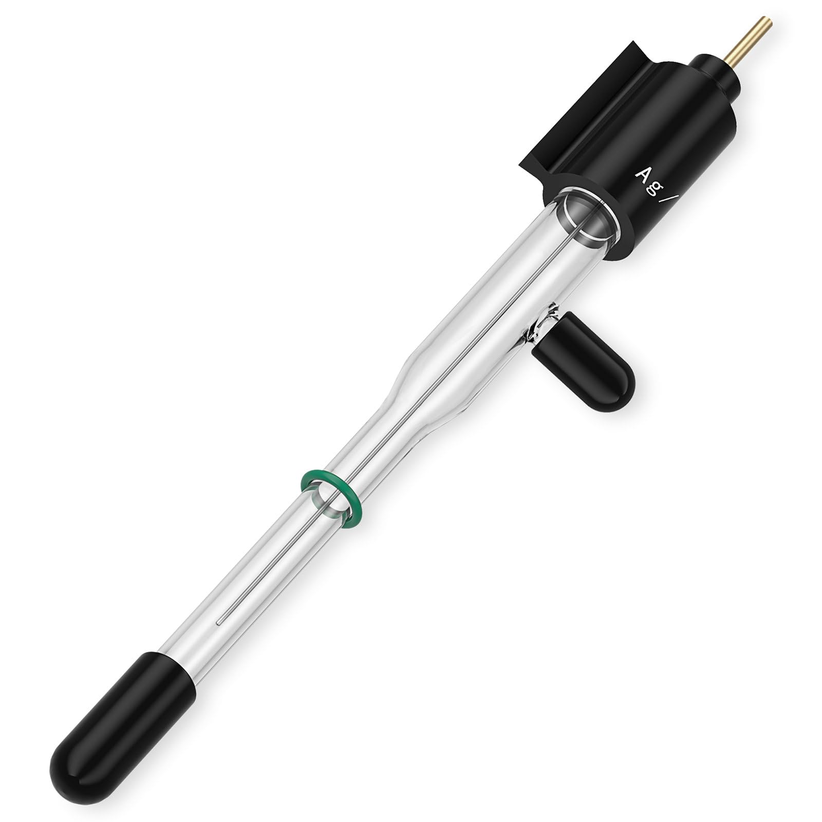 Labasics Gesättigte Silberchlorid Referenzelektrode, Ag/AgCl Referenzelektrode, Neutrale Elektrode, 6 mm Durchmesser x 65 mm Länge, Kompatibel mit den meisten elektrochemischen Zellen