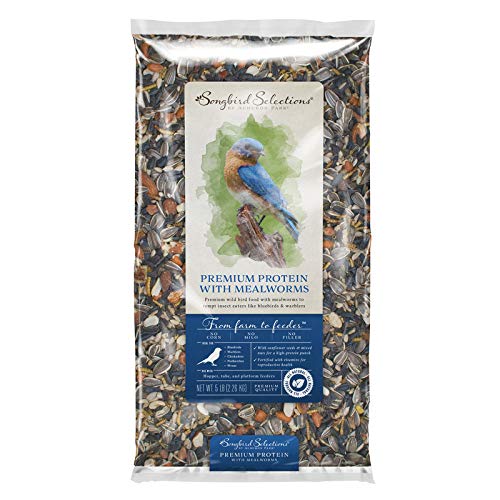Audubon Park Songbird Selections Wild Bird/Poultry Bird Seed Mealworm 5 lb.