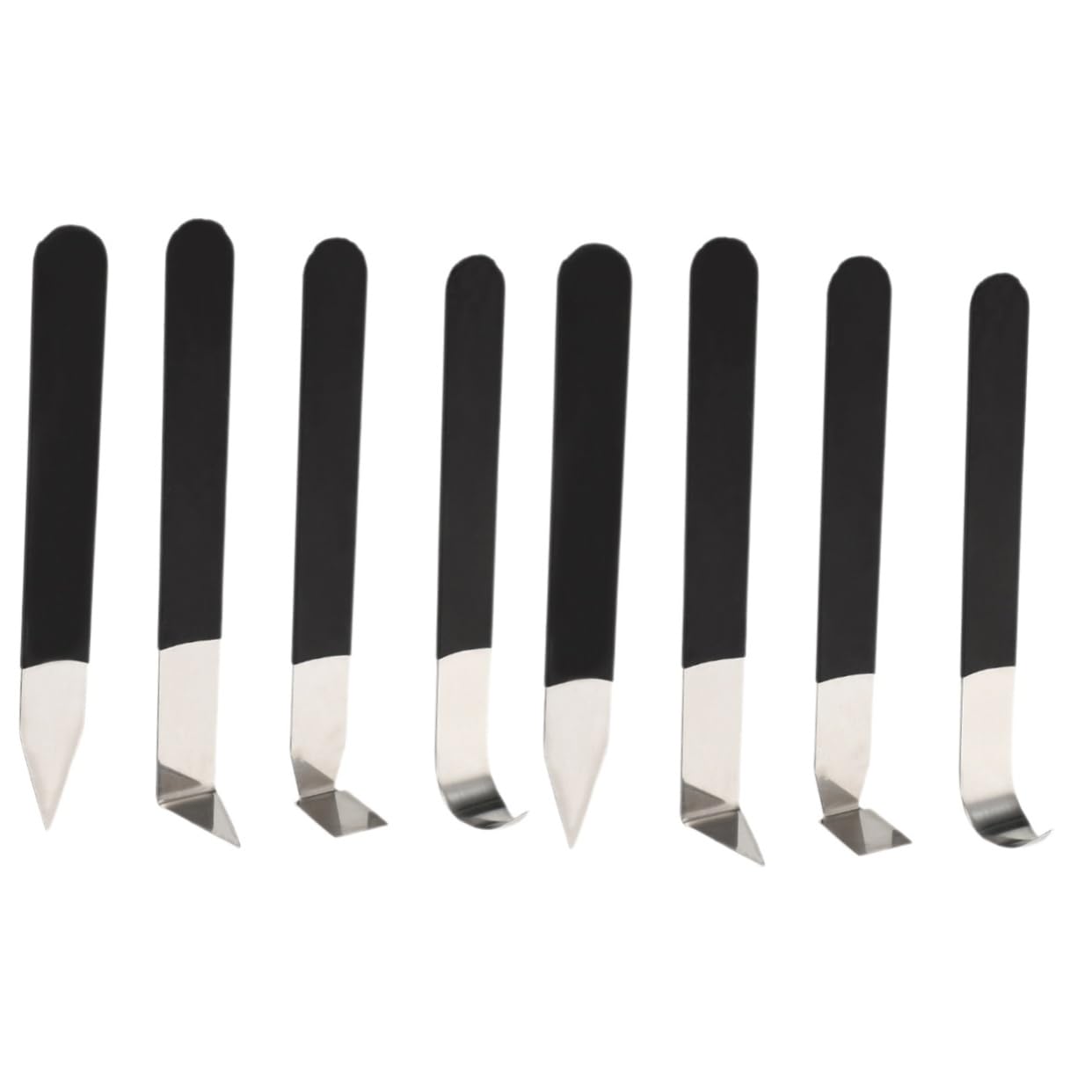 Lurrose 8 Pz Strumenti per intagliare l'argilla Utensili in Ceramica Ceramica Strumenti di modellazione delle Texture Strumento per la creazione di Maniglie intagliare Utensili da Taglio