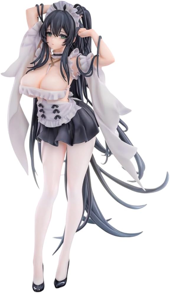 Azur Lane HMS Indomitable Miss Maid Figure 1/6 Anime Game Characters PVC Desktop Ornaments Fans Gifts 10.5IN