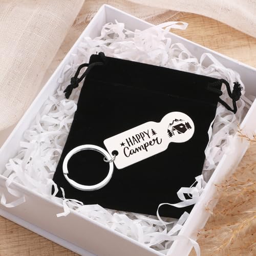 BOOMTOP 3pcs Einkaufswagenlöser Camper Geschenke Schlüsselanhänger Camping Geschenk Weihnachten Geburtstag Camper Zubehör Metall Einkaufswagenchip Abnehmbar Einkaufswagen Öffner für Camping-Liebhaber