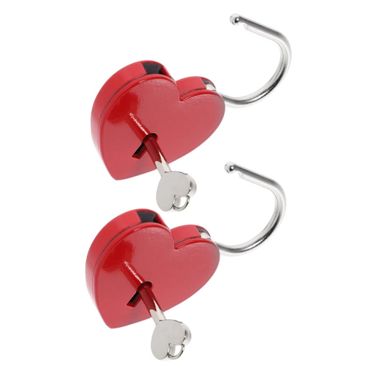 ARTIBETTER 6 Set Di Lucchetti A Forma Di Cuore Per Bagagli Lucchetti in Lega Di Zinco Chiavi Piccoli Armadietti Cassaforte Decorativa Da Viaggio