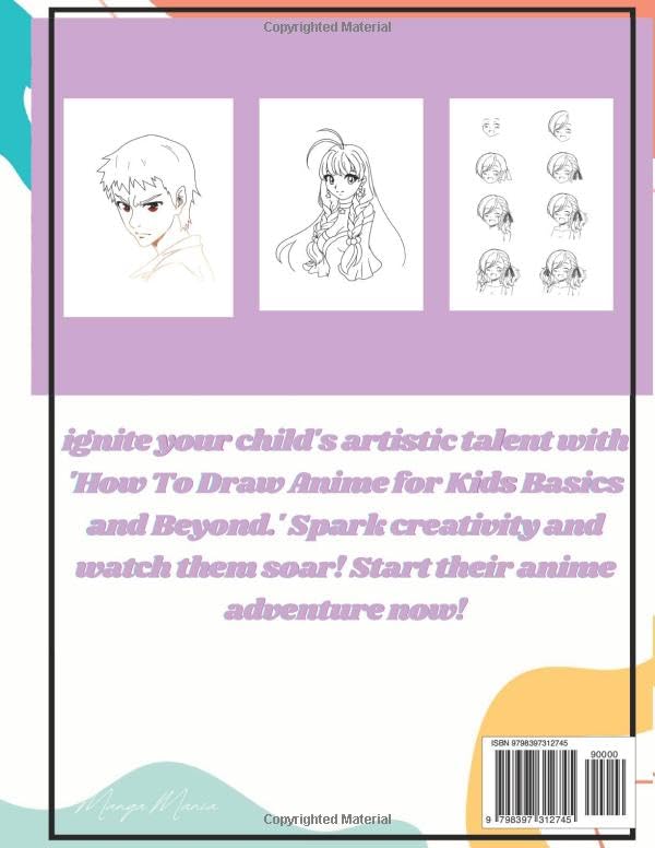 Miniatura 2 de How To Draw Anime for Kids Basics and Beyond A Comprehensive Step-By-Step Guide to Mastering Anime ( Heads, Faces, Bodies, Pose, eyes ) (How To Draw