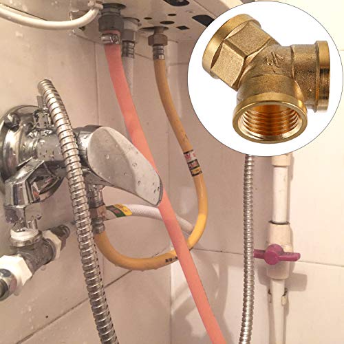 ULTECHNOVO Conector de Tubo de Encanamento de 3 Vias Encaixe de Junta Em T de 1/2 Polegada Encaixes