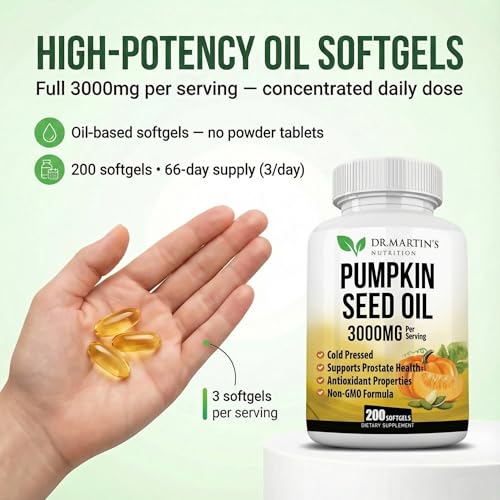 Dr. Martin's Nutrition Pumpkin Seed Oil Capsules