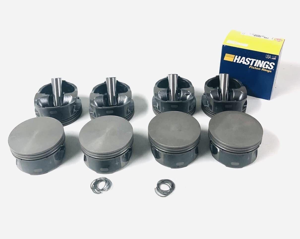 Hypereutectic coated Flat Top Pistons & Ring compatible with 2002-09 GM Chevrolet 6.0L LQ9 LS2 LS Corvette Escalade GTO. Click size needed before adding to Cart! (+.020 4.020 bore dia.)