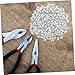 HEALSOPTHY 250pcs Aluminum Crimping Loop Sleeve Double Wire Cable Crimps for Secure Locking for Industrial Applications