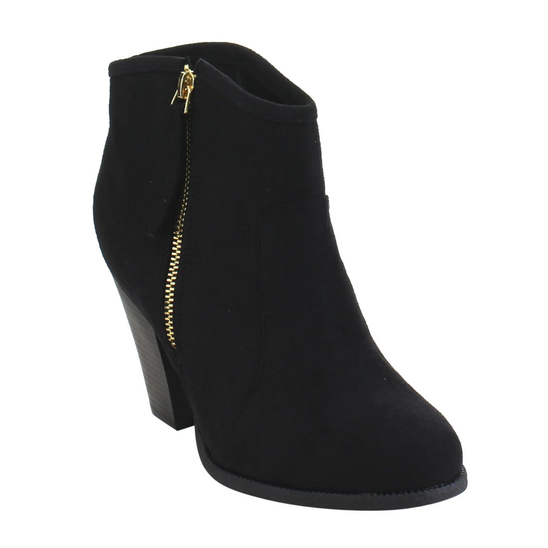 Liliana Romane-1 Women's Chunky Heel Riding Ankle