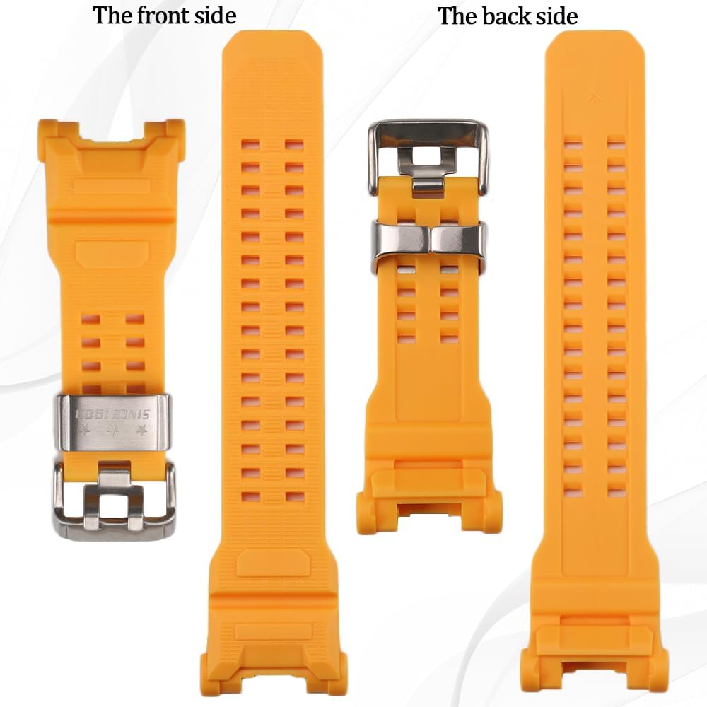 Resin Watch Band Compatible with Casio 3554 GPR-H1000 GPR-H1000-1JR, Waterproof Sport Replacement Strap for Men’s Watch