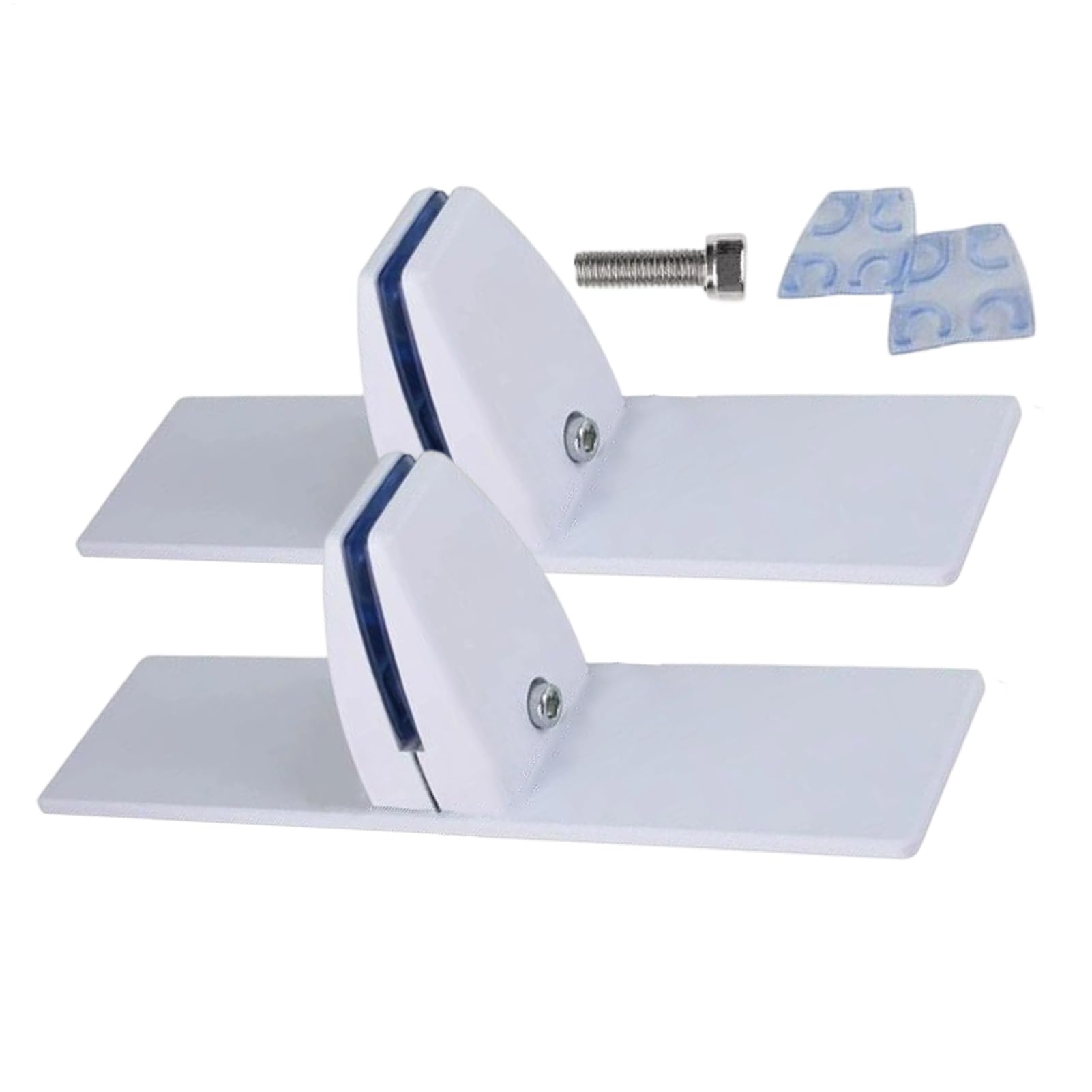 Soportes de chimenea robustos con base de metal protectora para pantallas de interior 1