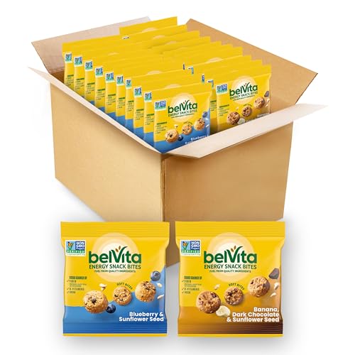 belVita Energy Snack Bites Variety Pack, 15 snack bags