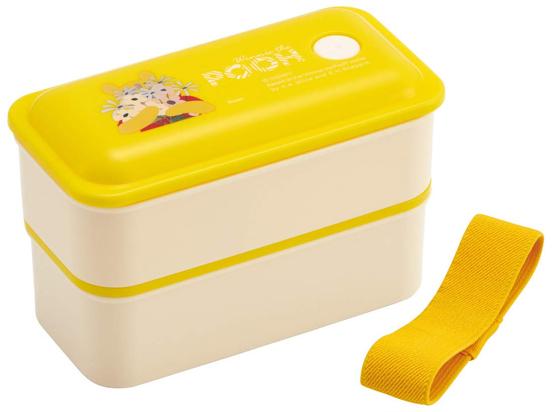 Amazon Co Jp スケーター 弁当箱 銀イオン Ag 抗菌 ふわっと 盛れる パッキン 一体型 2段 550ml くまのプーさん ブルームス ディズニー Palw6ag ホーム キッチン