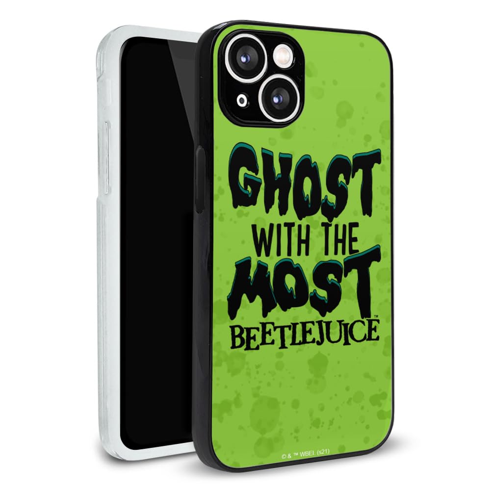 Beetlejuice Ghost with The Most Protective Slim Fit Plastic Bumper Case Fits Apple iPhone 14