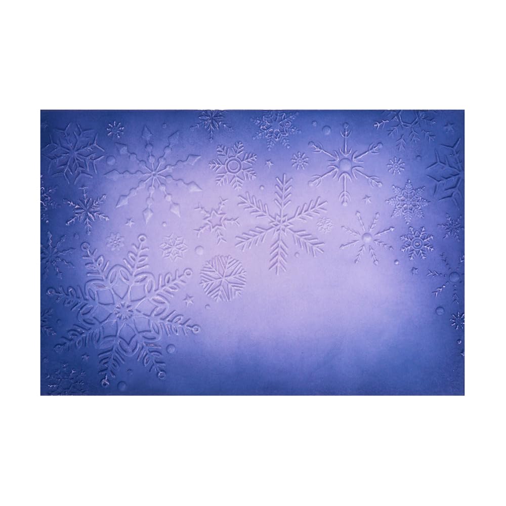 Christmas 3D Embossing Folder for Card Making Texture Fades Xmas Snowflakes Plastic Embossing Folder Template for DIY Scrapbooking Paper Crafting Handmade Crafts Arts Supplies Xmas Christmas Decor