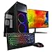 Produktbild Gamer RGB PC Komplett-Set AMD Ryzen 3 2200G - 8GB RAM - 256GB SSD - 24" TFT Monitor - Maus/Set
