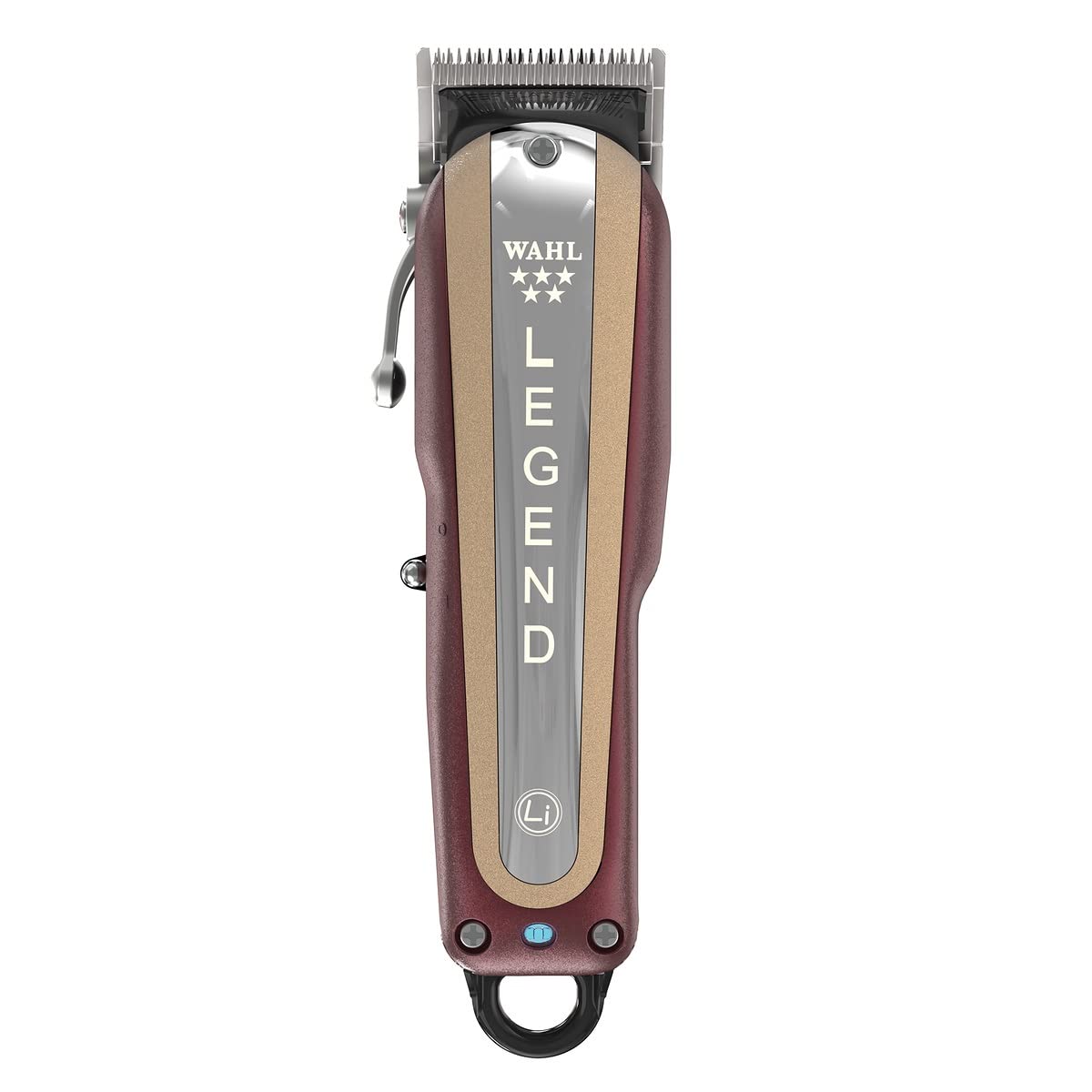 WAHL 5 Star schnurlose Legende, professionelle Haarschneidemaschine, Pro Haarschneideset, verstellbarer Kegelhebel, Crunch Blade, Keilklingen, schnurlos, Friseurzubehör, rot