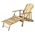 Christopher Knight Home Hayle Reclining Wood Adirondack Chair with Footrest, Natural Stained