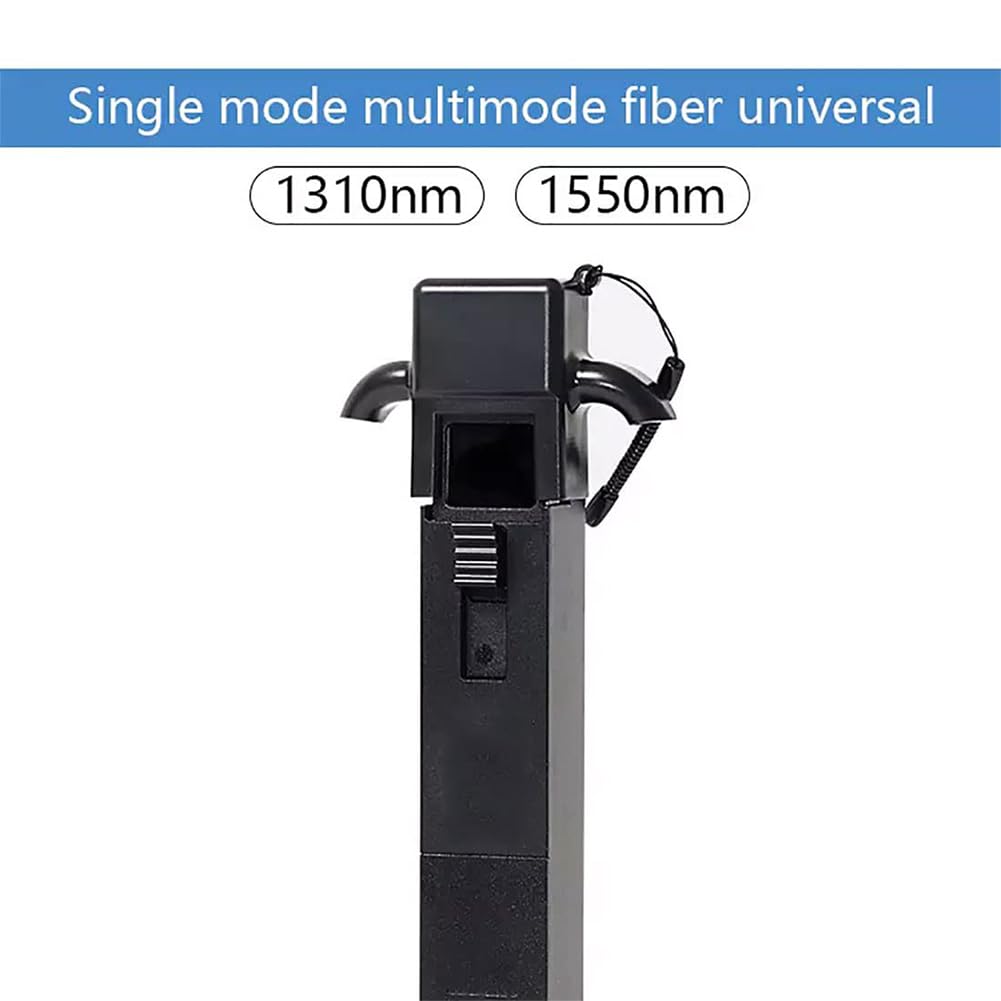 QUTBAG Identificateur de Fibre Optique, Outil de Test de Fibre pour 800-1700 nm, Instrument de Test de Communication de Fibre Optique, testeurs câbles réseau Ligne de Fibre 250 μm/900 μm/2 mm/3 mm