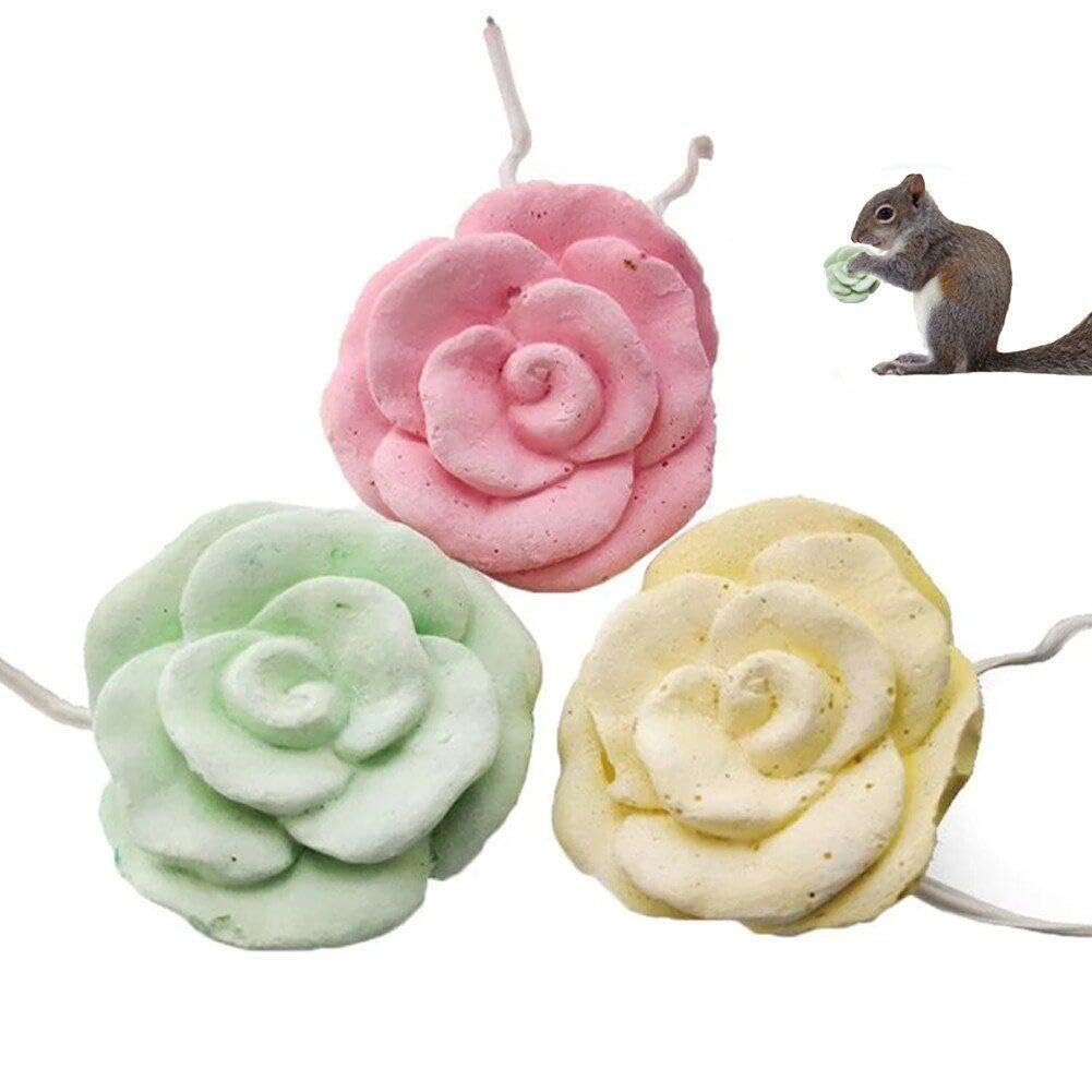Wudaizhi As Shown 3Pcs Hamster Chew Toy Teeth Grinding Stone For Hamsters Chinchillas And Rabbits Mineral Stone Calcium Chew Toy For Small Animal
