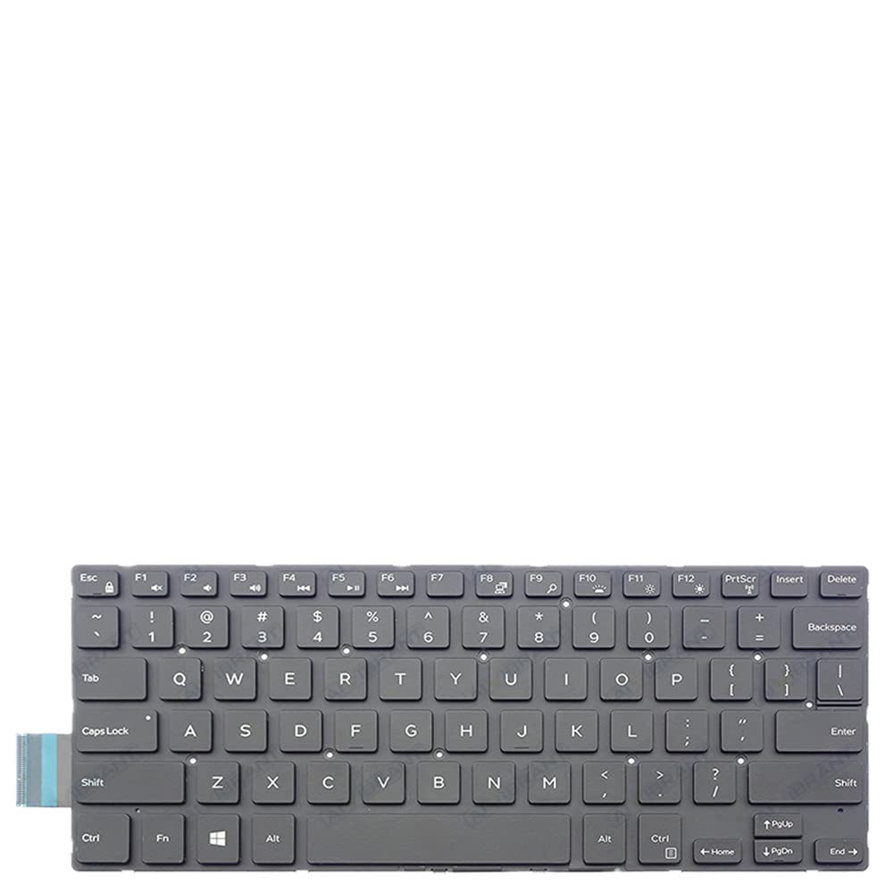 Clavier Dell Inspiron 3480 version US noir de remplacement - 3