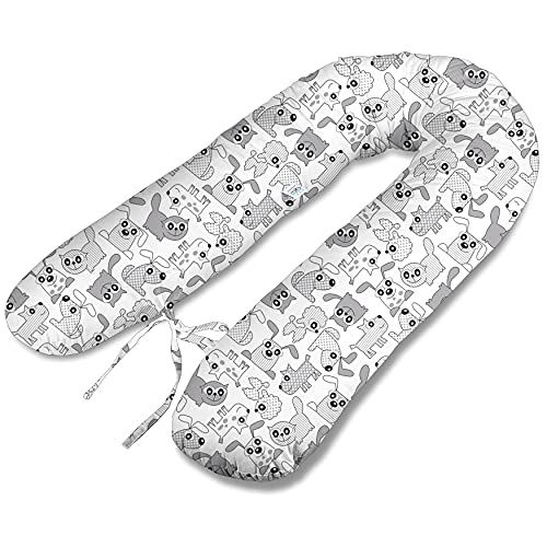 ekm trade Typ V 180cm XL Stillkissen Schwangerschaftskissen Lagerungskissen Seitenschläferkissen Handmade 100% Zertifizierte Baumwolle Geräuschlos (31)